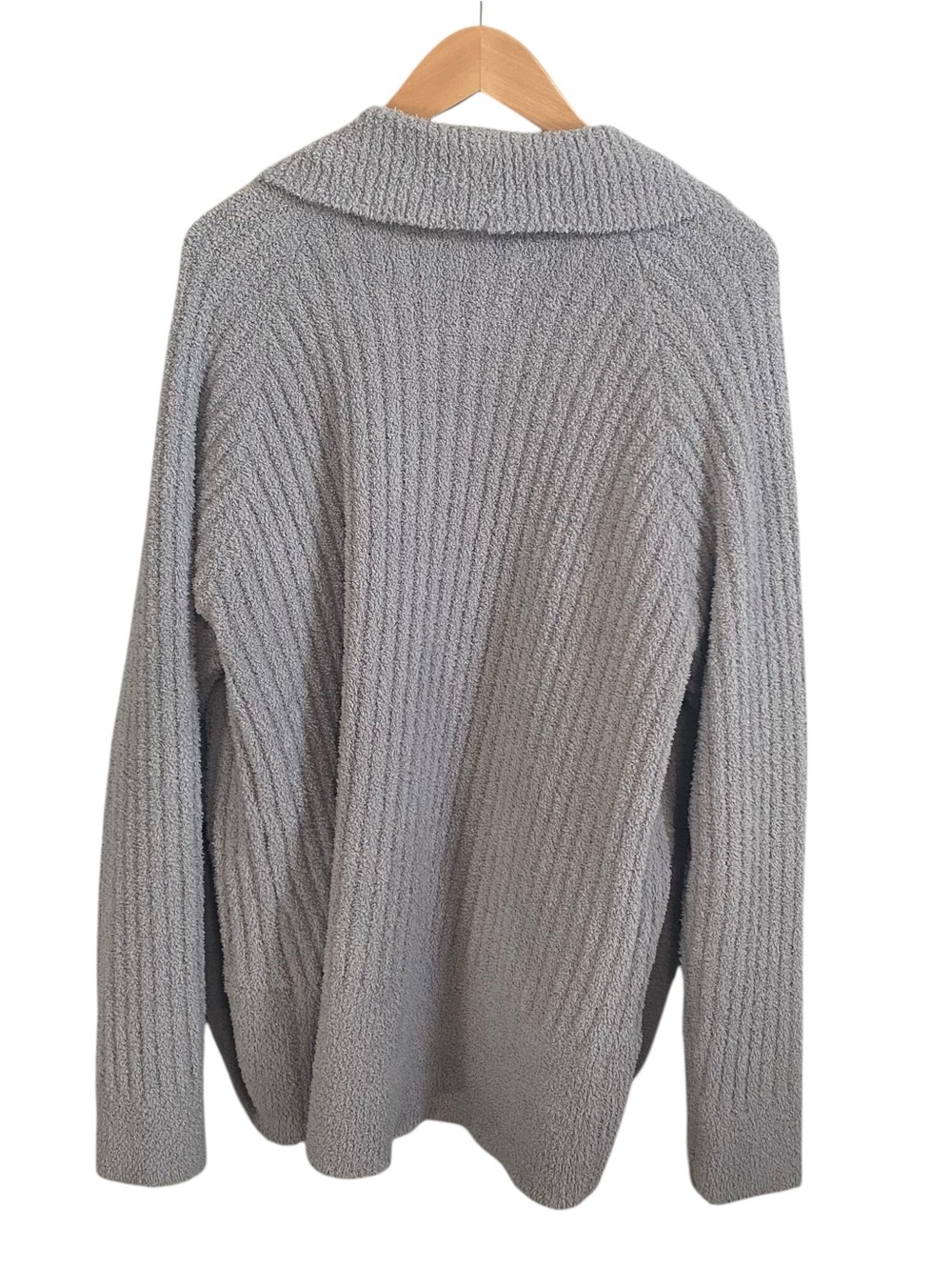 Softies Ultra Cozy Marshmallow Rib Chenille Cocoon Sweater Size XL - Picture 3 of 4